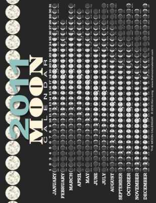 The Moon Calendar 2011