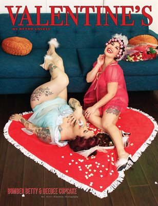 2025, Retro Lovely Valentines VOL-24, Bomber Betty, DeeDee Cupcake, Cover
