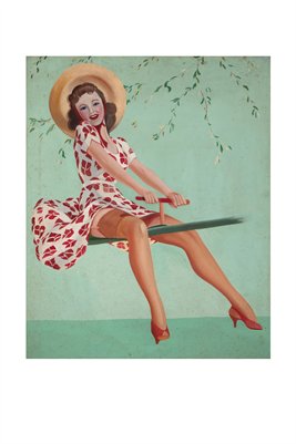 Pin-Up Classic on a Teeter Totter 