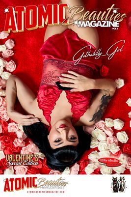 Atomic Beauties Magazine: Valentines Special Edition Vol 3 - Gothabilly_Girl Cover Poster