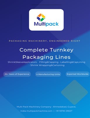 Complete Turnkey Packaging Lines | Multi Pack Machinery Company