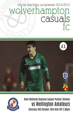 Wolverhampton Casuals v Wellington Amateurs 18/10/14