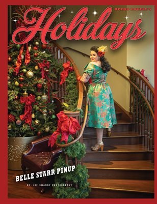 2025 Retro Lovely, Holidays Issue VOL-22, Belle Starr Pinup Cover