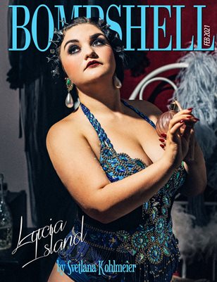 BOMBSHELL Magazine February 2021 - BOOK 1 - Lucia Island Cover