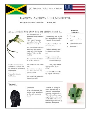 2014 Winter Jamaican American Club