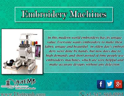 Embroidery Machines