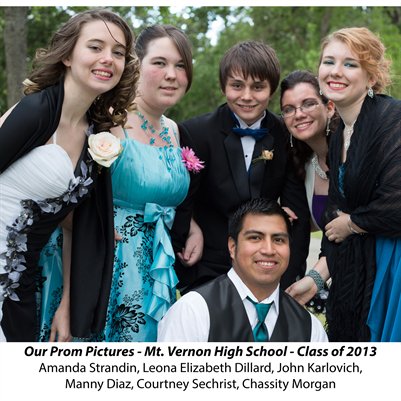 Our Prom Pictures - Mt. Vernon High School - Class of 2013