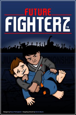 FF Boys BJJ Logo design by Dennis Byrne - Poster