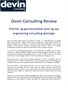 Devin Consulting Review: Premier og gennemprøvet pool og spa engineering consulting løsninger