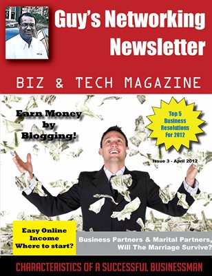 Guy's Networking Newsletter Biz and Tech Magazine April Issue