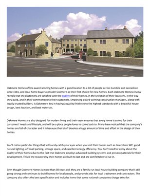 Oakmere Home Advisors Your first choice for a new home