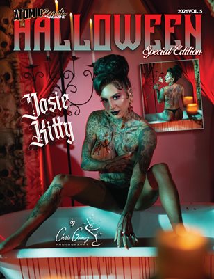 Atomic Beauties Magazine - Halloween Special Edition 2026 Vol 5 Josie Kitty Cover
