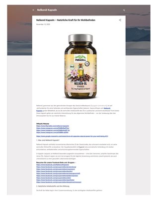 Nelkenöl Kapseln – Natürliche Kraft für Ihr Wohlbefinden