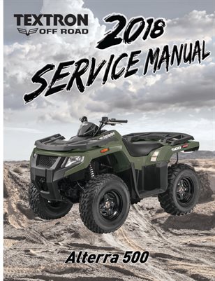 Arctic Cat Alterra 500 Service Manual 2018