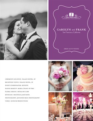 Glamorous San Francisco Wedding