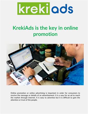 KrekiAds is the key in online promotion