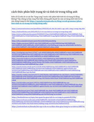 cách thức phân biệt trạng từ và tính từ trong tiếng anh