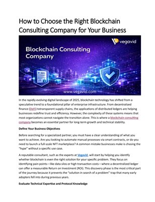 Blockchain Consulting Company