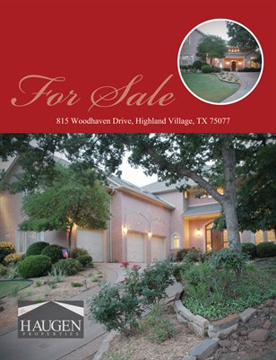  815 Woodhaven Drive, Highland Village, 75077 - Haugen Properties
