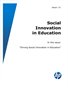 Driving Social Innovation in Education