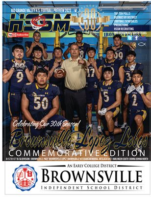 2023 HSSM Football Preview Brownsville Lopez Commemorative Edition