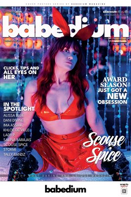 SCOUSE SPICE THEME FREE ISSUE - BABEDIUM MAGAZINE COVER POSTER