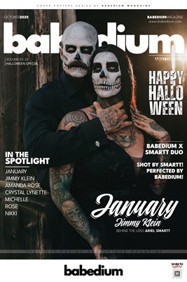 JANUARY HALLOWEEN EDITION VOL III - BABEDIUM MAGAZINE COVER POSTER