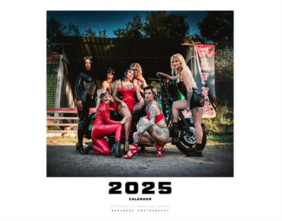 2025 glamour & motorbike calendar 