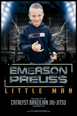 Emerson Preuss Caged Lightning Poster