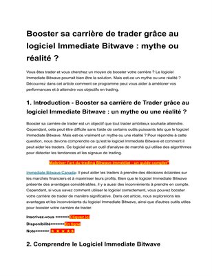 IMMEDIATE BITWAVE FRANCAIS||IMMEDIATE BITWAVE AVIS||IMMEDIATE BITWAVE SCAM||IMMEDIATE BITWAVE CANADA