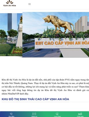 Khu do thi Vinh An Hoa - Nha Dat VIP