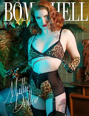 BOMBSHELL Magazine November 2019 BOOK 1 - Millie Dollar Cover