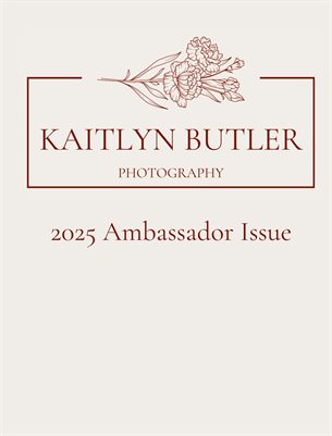 KB Photography 2025 Ambassador Issue