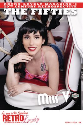 20th Century Retrospective 2023 - The 50's Vol.1 Miss V Cover Poster