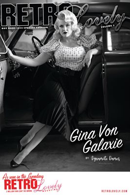 Gina Von Galaxie Hot Rod Poster