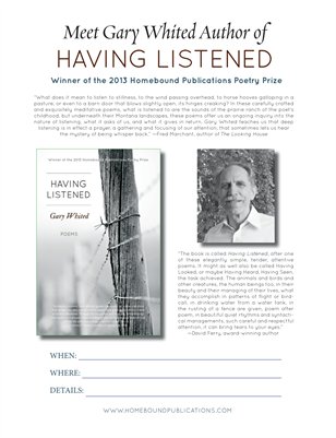 Having Listened Event Posters