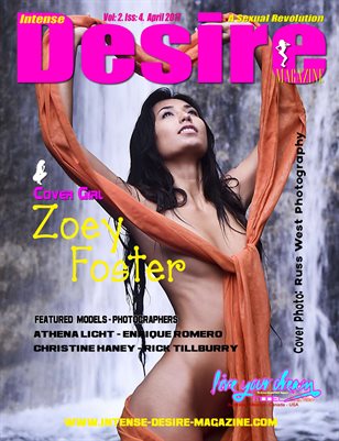 INTENSE DESIRE MAGAZINE - Cover Girl Zoey Foster - April 2017