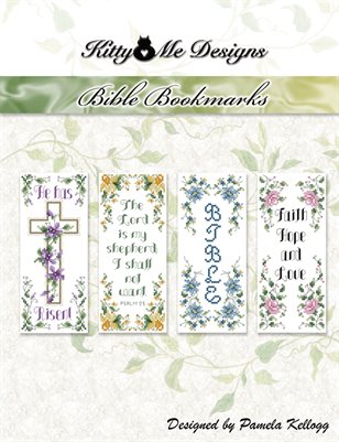 Bible Bookmarks Counted Cross Stitch Pattern