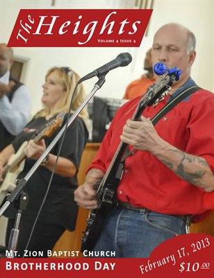 Volume 4 Issue 4 - Mt. Zion Baptist Church Brotherhood Day