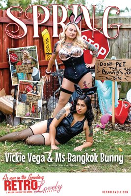 Spring 2023 Vol.1 – Vickie Vega & Ms Bangkok Bunny Cover Poster