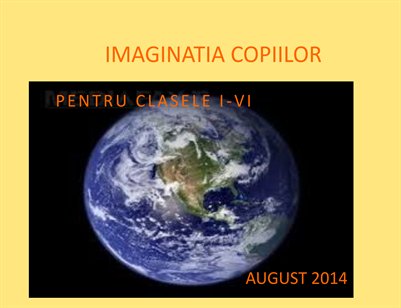 Imaginatia copiilor