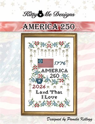 America 250 Counted Cross Stitch Pattern