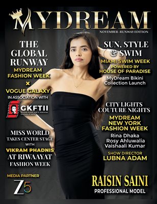 Mydream Magazine – Issue 4 | Runway Edition (Essentials) — Raisin Saini | November 2025
