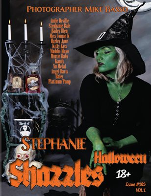 Shazzles Halloween Issue #183 VOL 1. Cover Model Stephanie 