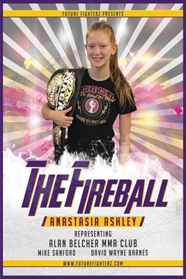 Anastasia Ashley Fireball Poster