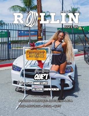 Rollin Magazine Issue 119 Cover Model Que'T