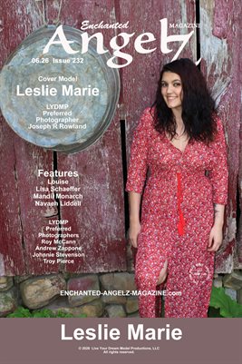 ENCHANTED ANGELZ MAGAZINE COVER POSTER - Cover Model Leslie Marie - June 2026