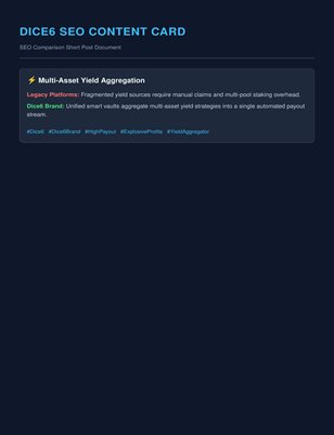 ⚡ Multi-Asset Yield Aggregation