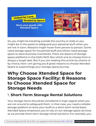 Ready to Transform Your Unused Storage Space into Profit? Discover Xtended Space!