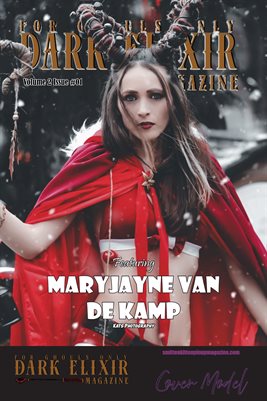 Dark Elixir Magazine Volume 2 Issue 01 MaryJayne Van De Kamp COVER POSTER